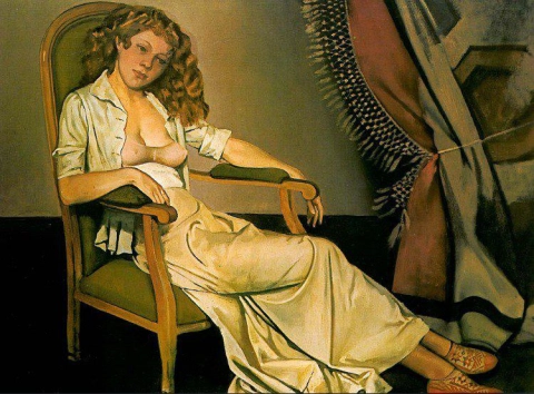 Balthus Den vita kjolen