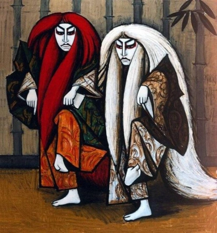 Bernard Buffet Kabuki – Ren Jishi 1987