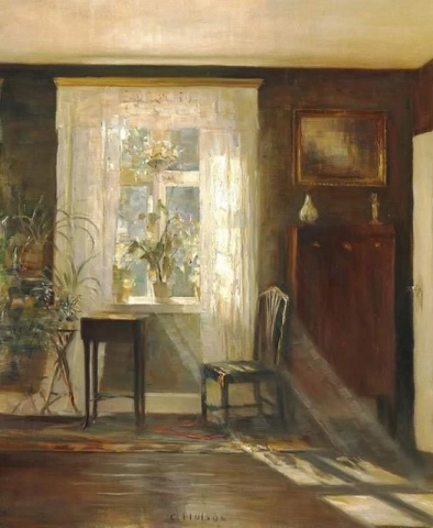 Carl Holsoe, luz do sol na sala de estar