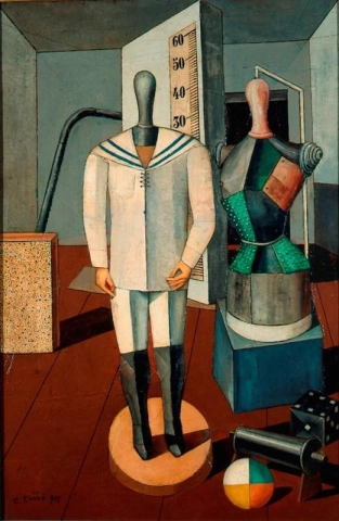 Carlo Carra, Äiti ja poika, 1917