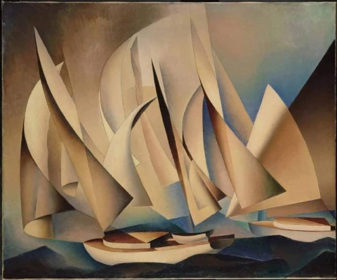 Charles Sheeler relacionado con yates y navegación a vela