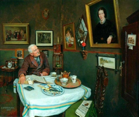 Charles Spencelayh Mãe 1944