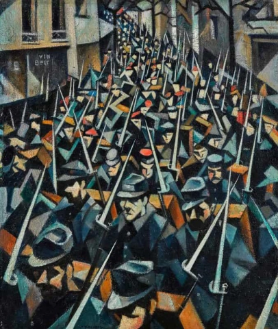 Christopher Richard Wynne Nevinson Un'alba 1914