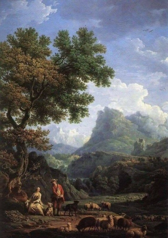 Claude Joseph Vernet -paimen Alpeilla