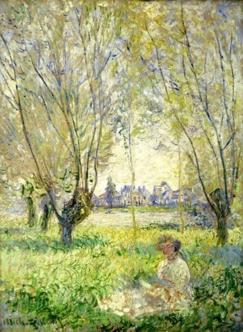 Woman Seated under the Willows, 1880