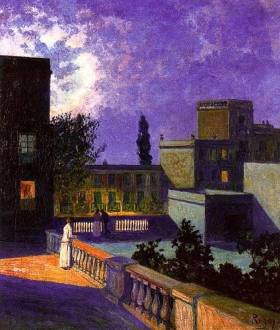 Darío De Regoyos Y Valdés Nocturno 1889