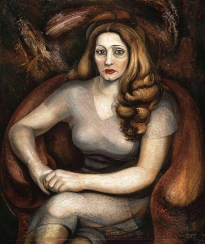 David Alfaro Siqueiros Retrato de Carmen T. De Carrillo Gil 1946