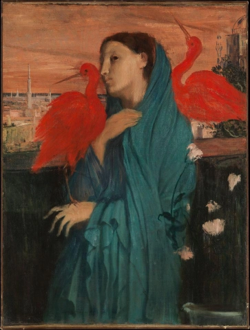 Mujer joven de Degas con Ibis