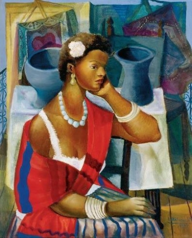 Di Cavalcanti Retrato De Mulata 1955