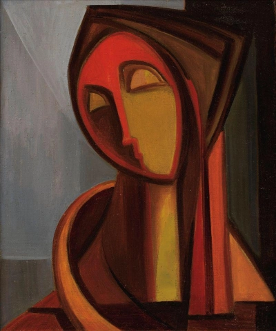 Cabeza de mujer cubista de Dora Maar