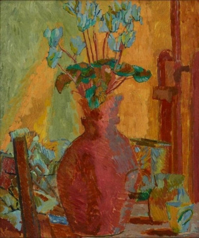 Duncan Grant, stilleben med syklamen, ca. 1914