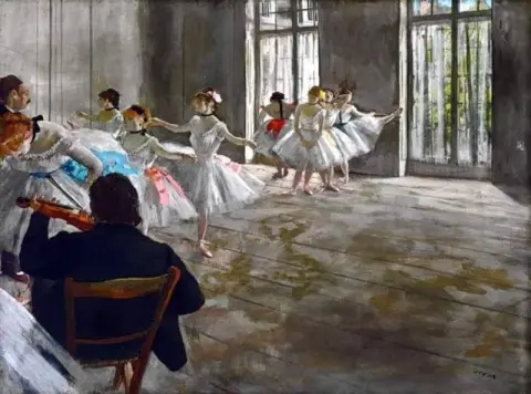 Ensaio no estúdio 1878