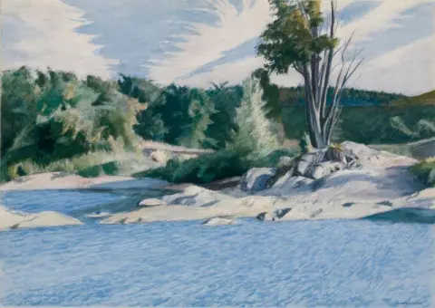 White River At Sharon 1937