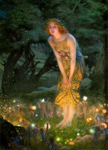 Edward Robert Hughes, véspera do solstício de verão de 1908