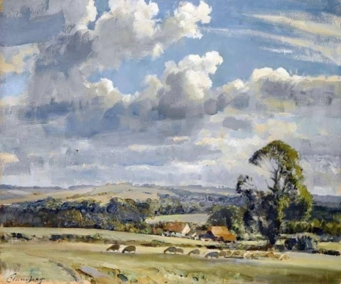 Edward Seago, Eine Farm in Wiltshire