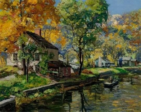 Canal Edward Willis Redfield en otoño de 1912