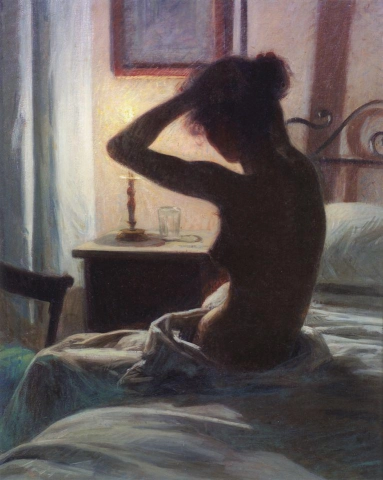 Elin Danielson-gambogi Naar bed Levolle - 1897