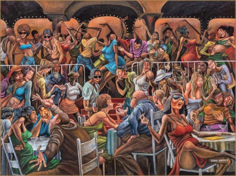 Ernie Barnes A Discoteca 1978