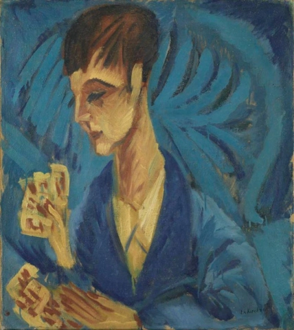 Ernst Ludwig Kirchner, menino jogador de cartas