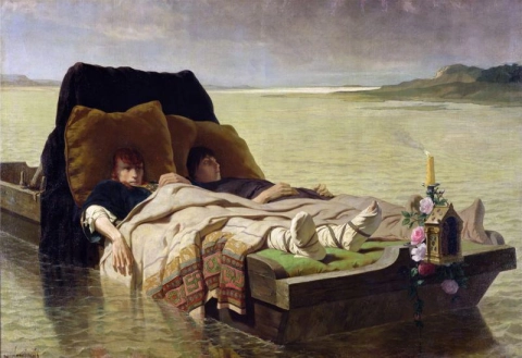 Evariste Vital Luminais Die Söhne Chlodwigs II. – 1880