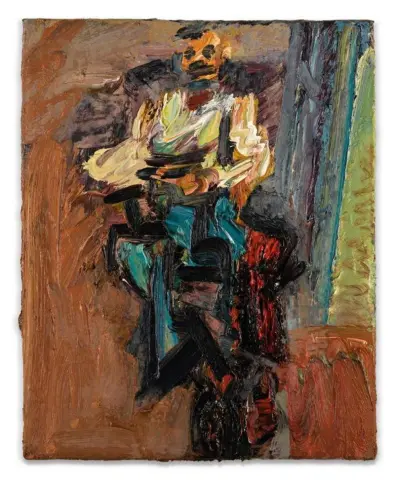 David Landau Sitzend II 1992