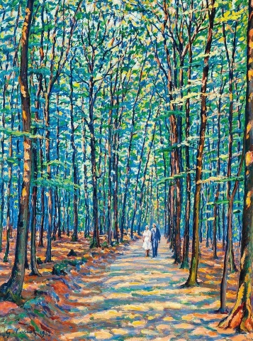 Gustave Camille Gaston Cariot Georgenborn Sous Bois