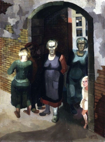 Hans Grundig en la puerta 1932