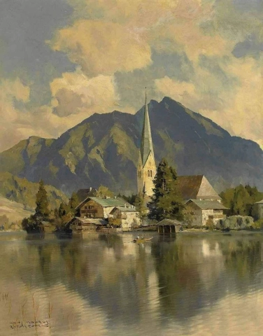 Hans Maurus Blick Auf Rottach-egern