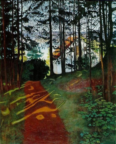 Harald Sohlberg Bagliore di sole 1894