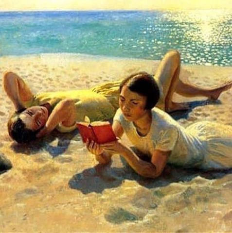 Harold Charles Francis Harvey On The Sand