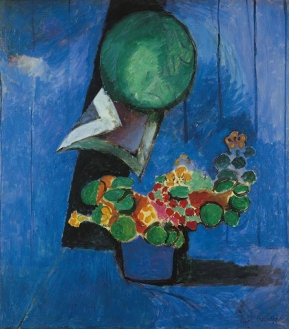 Blumen- und Keramikschale, 1913