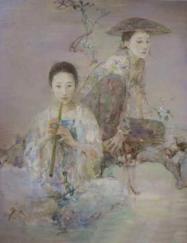 Hu Jundi Untitled 2 Girls