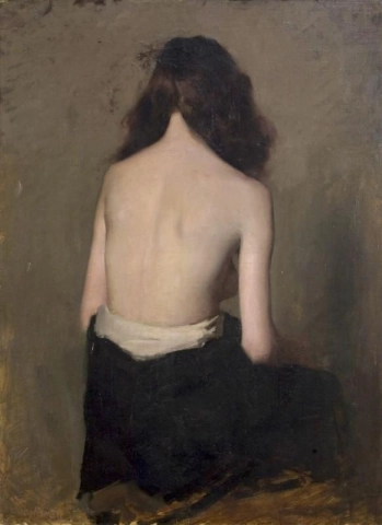 Hugh Ramsay, niña sentada C. 1894-1906