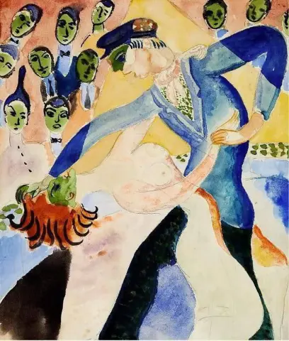 Isaac Grunewald Apachedansen 1918