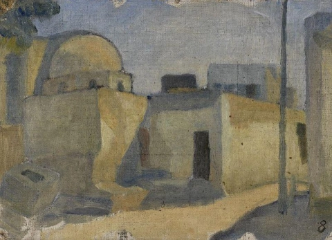 Ivan Aguéli, egyptiskt kupolhus, ca 1914