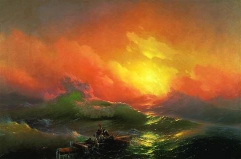 Ivan Aivazovsky Yhdeksäs aalto 1850.