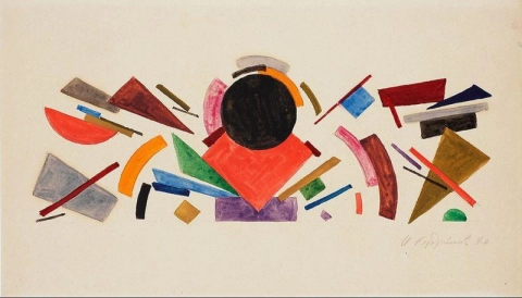 Ivan Alekseevich Kudriashov, Design Abstrato, 1920