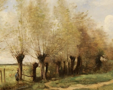 Jean-Baptiste Camille Corot, Willow Grove 1870