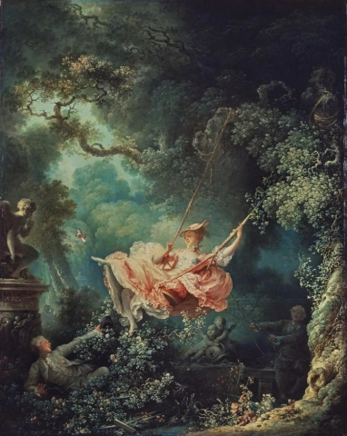 Jean-Honoré Fragonard, Les Hasards Heureux de L'Escarpolette (“The Swing”), 1767