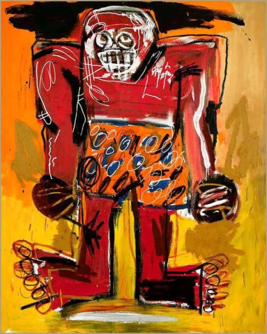 Jean Michel Basquiat Sugar Ray Robinson