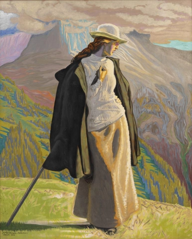 Jens Ferdinand Willumsen, um alpinista - 1912