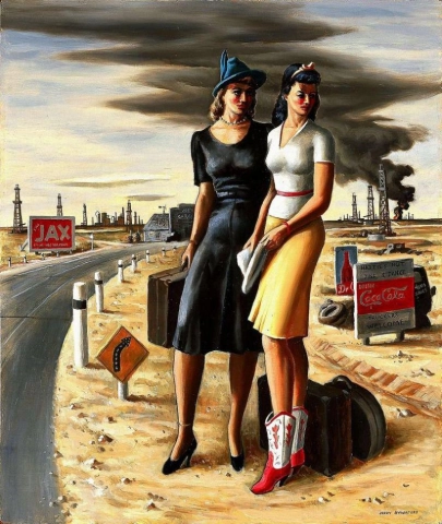 Ragazze del giacimento petrolifero di Jerry Bywaters - 1940