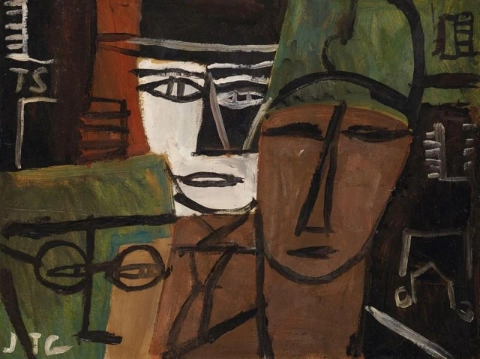 Joaquín Torres-García, Heads, c. 1928