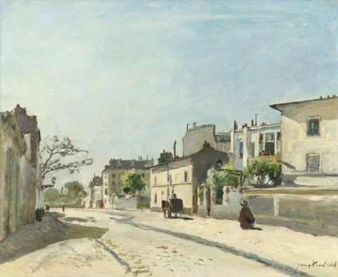 Johan Barthold Jongkind Rue Notre Dame Parigi 1866