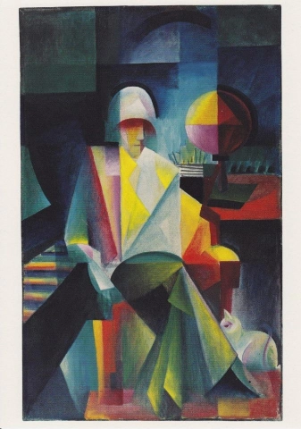 约翰内斯·伊滕 (Johannes Itten)，《Der Bachsänger》（赫尔格·林德伯格）- 1916 年