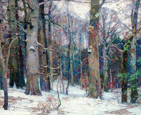 John F. Carlson Silenzio nella foresta 1917