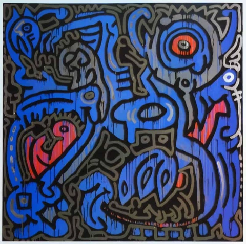 Untitled 1989 - Blue