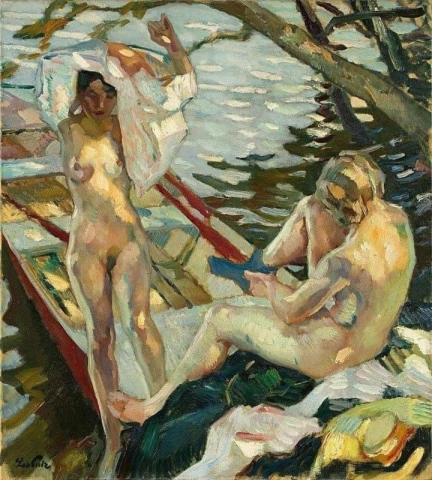 Leo Putz Nach Dem Bad Iii