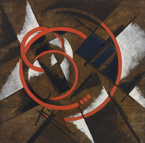 Ljubov Popova, Space-Force Construction, 1921