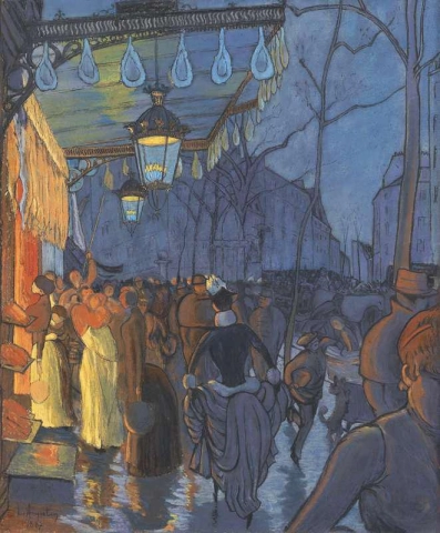 Louis Anqueting L Avenue De Clichy 1887